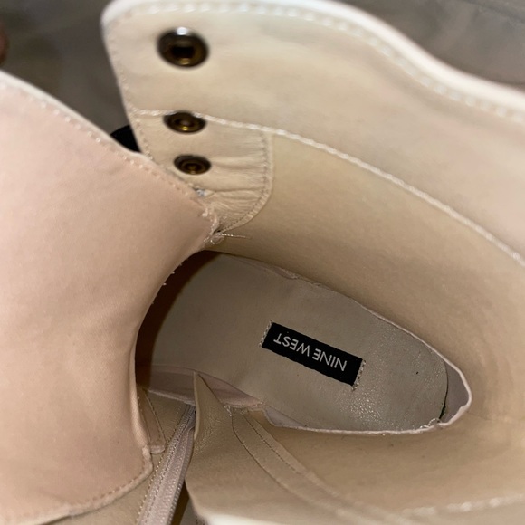 NEW IN BOX NINE WEST COMBAT BOOTS - Picture 2 of 8